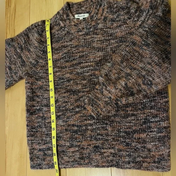 Madewell Space-Dyed Eaton Puff-Sleeve Pullover Sweater - Picture 6 of 9